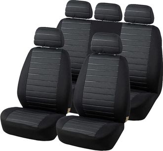 OEM Juego De Fundas Universales Para Asientos De Coche, Color Gris, Fundas De Tela Universales Completas Para Asientos Delanteros Y Traseros, Accesorios P