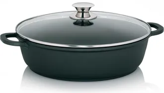 KELA Asador Kela Kerros Con Tapa, 5,0 L, Di&aacute;metro 32 Cm