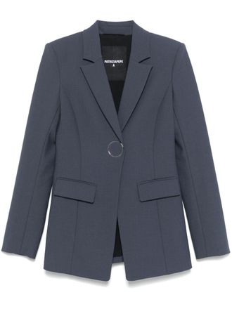 Patrizia Pepe gabardine blazer - Grey