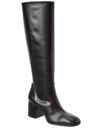 Stuart Weitzman Nola Zip Leather Knee-High Boot