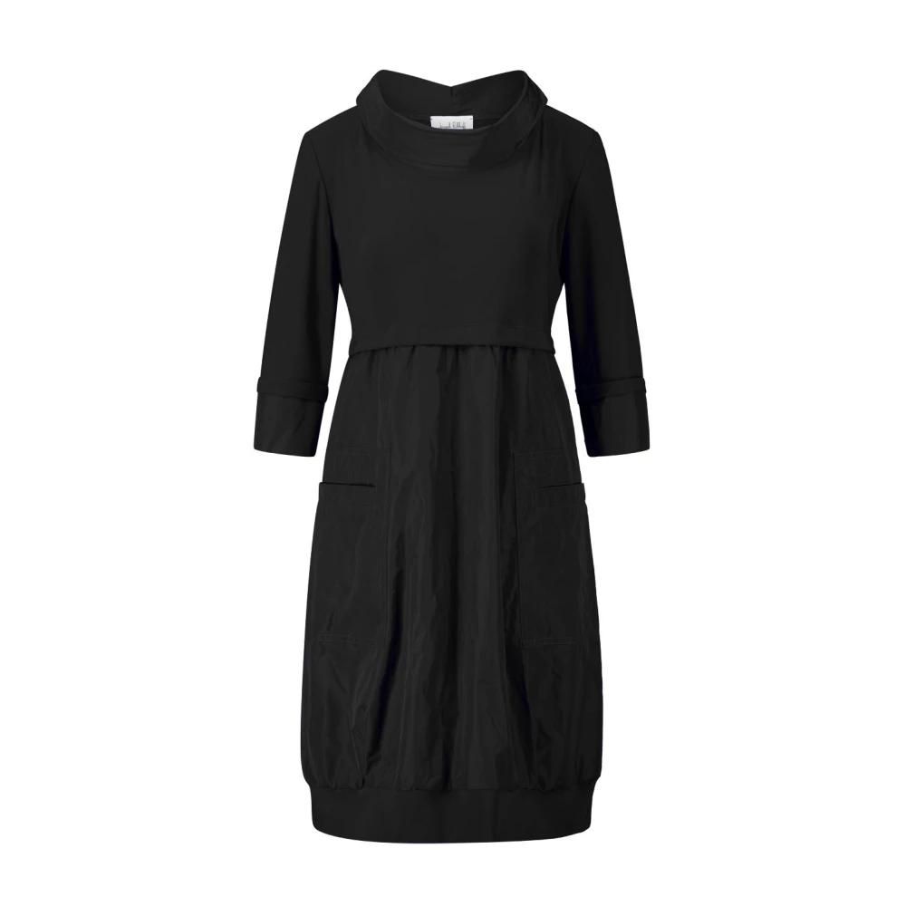 Robe Joseph Ribkoff Noire Enveloppante – Manches Longues – Taille 16 – Midi – NEUF