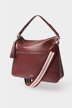 Osprey The Stella Leather Hobo Bag in Merlot at Nordstrom
