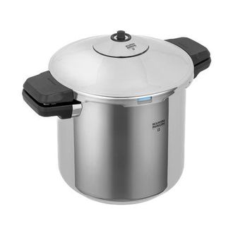 Kuhn Rikon Duromatic INOX Dual handle Stovetop Pressure Cooker, 7.4-Quart in Silver at Nordstrom