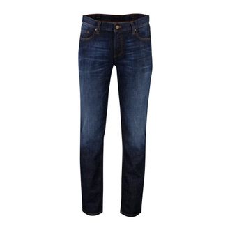 Alberto Alberto, Jeans, Heren, Blauw, W36 L34, Katoen, Pipe Jeans