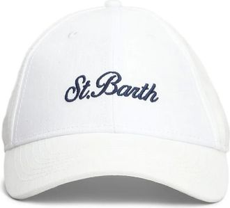 MC2 Saint Barth Cappello da baseball con logo - Bianco