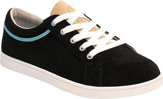 Revitalign Avalon Suede Womens Shoes Black : 8.5 M, Leather