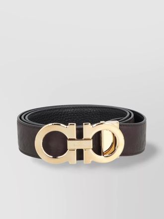 Ferragamo reversible leather belt gancini