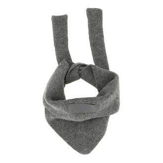 Jacquemus Le Chale Gros-Grain Bandana - Dames - Accessoires - Grijs - Maat: ONE Size Katoen