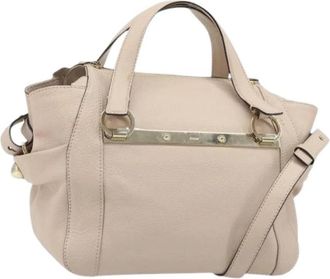Chlo&eacute; Pre-owned Handtas - Dames - Vintage Handtas - Roze - ONE Size - Leer - Vintage