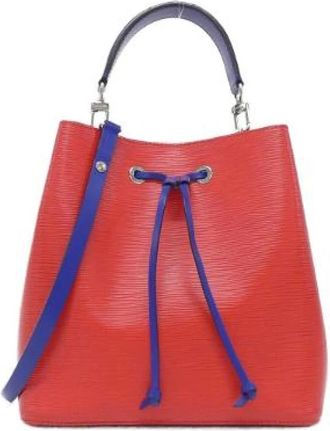Louis Vuitton Pre-owned Bucket Bags, female, Red, Size: ONE SIZE Pre-owned Neo Noe Epi Leather Shoulder Bag