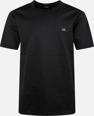 C.P. Company Mens C.P. Company Jersey Black T-Shirt - Size: 42