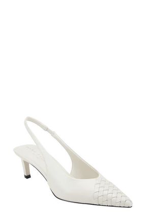 Marc Fisher Rilly Slingback Pump in Ivory at Nordstrom, Size 6.5