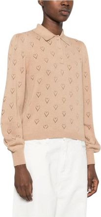 Twinset Donna, Maglie, Marrone, M, new