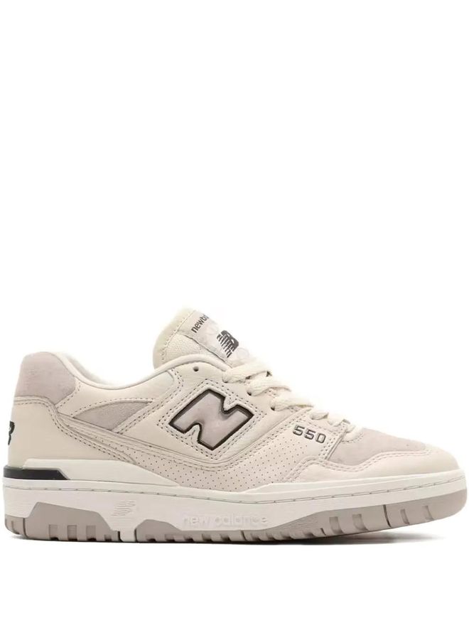 550 lace-up leather sneakers - Neutrals