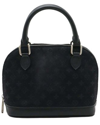 Louis Vuitton Black Monogram Satin Little Alma (Authentic Pre-Loved)