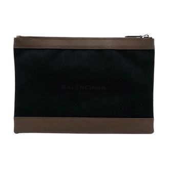 Balenciaga Pre-owned Canvas Pouch - - Pre-owned - Donna - Nero - ONE SIZE