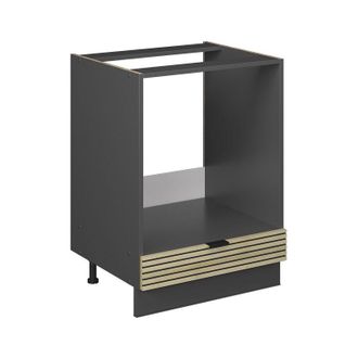 Vicco Armario Para Horno Empotrado Fame-line, Panel De Roble, 60 Cm Sin Encimera Vicco