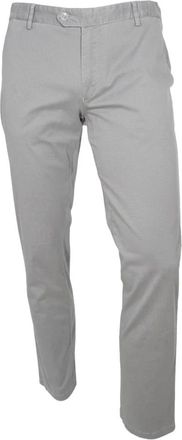 Meyer Oslo Elastische Taille Jeans - Heren - Chinos - Grijs - W40 L32 - Katoen - Broeken