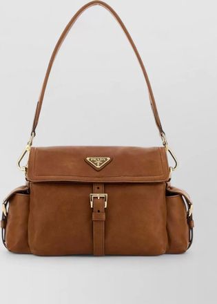 Prada explore leather shoulder bag