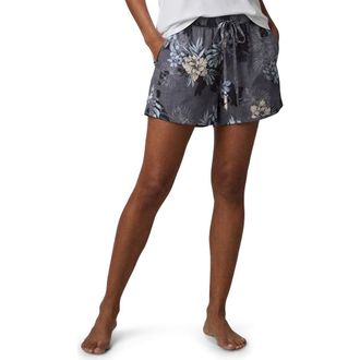 Lords of Harlech Exotic Floral Womens Drawstring Short in Exotic Floral Black at Nordstrom, Size Xx-Large