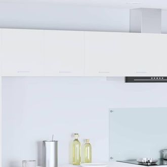 vidaXL Vidaxl Armadio Pensile Bianco 80 X 31 X 40 Cm Legno