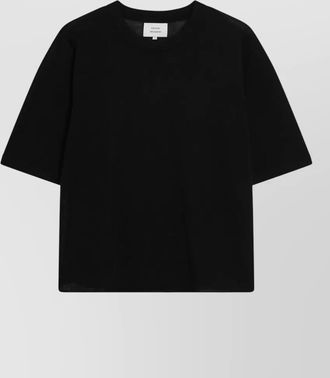 Loulou Studio crew neck short sleeve womens top