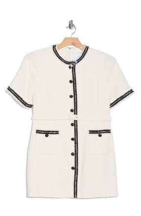 L.k. Bennett Charlie Dress in Cream/Black at Nordstrom Rack, Size 16 Us / 20 Uk