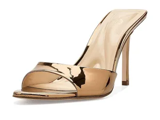 Jessica Simpson Dravie High Heels Sandals Womens Sandals Bronze : 6.5 M, Synthetic