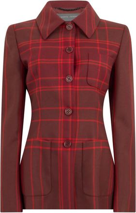 Alberta Ferretti Mujer, Chaquetas, Rojo, Talla: S