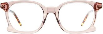 Kuboraum Mask D71 Sophisticated Pale Pink Acetate Sunglasses