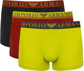 Emporio Armani Boxershorts 3 Pack Mannen rood