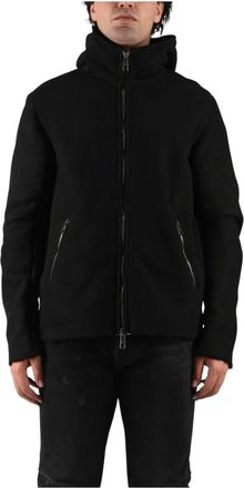 Giorgio Brato Giacca con cappuccio in shearling - - Jackets - Uomo - Nero - L