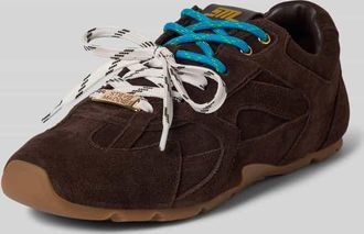 Steve Madden Sneaker aus echtem Leder mit Logo-Detail Modell Asiel in Dunkelbraun, Gr&ouml;&szlig;e 36