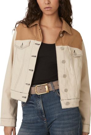 Reiss Maddie Crafted Denim Jacket