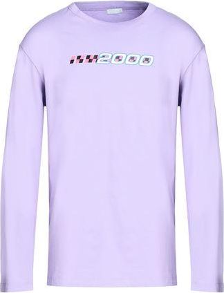 8 by YOOX ORGANIC COTTON L/SLEEVE T-SHIRT WITH PRINT