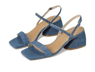 Vaneli Maela Womens Sling Back Shoes Jeans Lino Print : 6.5 M (B)