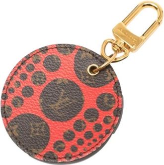 Louis Vuitton Pre-owned Accessories, female, Red, Size: ONE SIZE Pre-owned Porte Cles Monogram Pumpkin Keychain