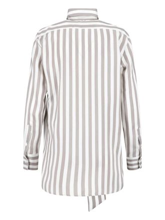 Kiton Womens Shirts Beige Silk