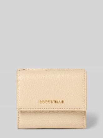 Coccinelle Portemonnaie mit Label-Detail in Sand, Gr&ouml;&szlig;e 1