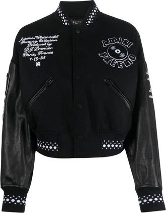 ジャケット AMIRI Women Outer AMOUBN1074 001 Black Amiri BONES ジャケット - Black | FWRD