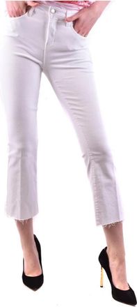 L'agence Witte Jeans Ss 22 Stijlvolle Upgrade - Dames - Cropped Jeans - Wit - W25 - Katoen - Jeans