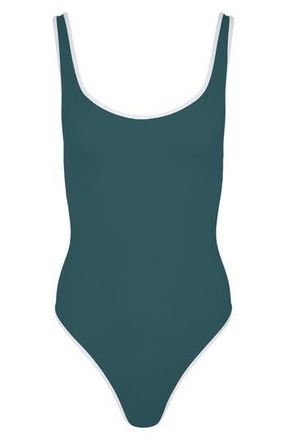 Onia Arya One-Piece Swimsuit in Sea Moss at Nordstrom Rack, Size Large