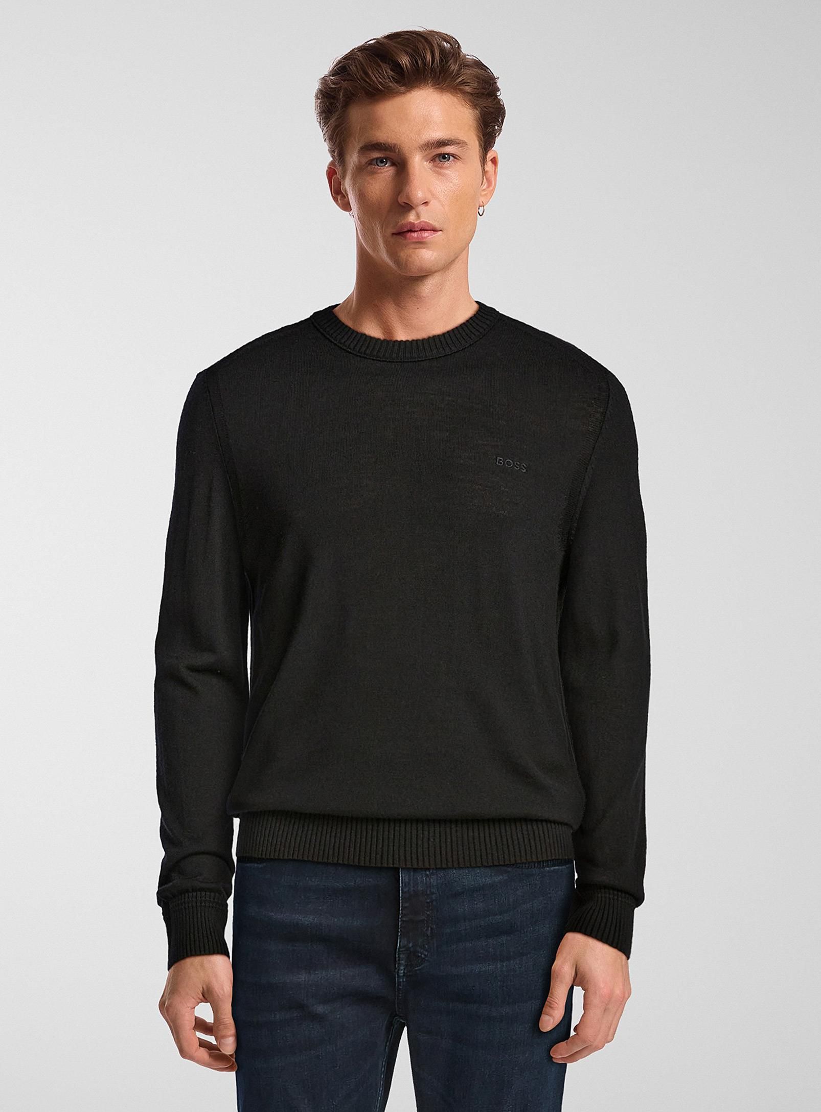 Hugo boss crew neck jumper hotsell