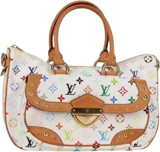 Louis Vuitton Pre-owned Handbags, female, White, Size: ONE SIZE Pre-owned Vintage Monogram Multicolor Hand Bag