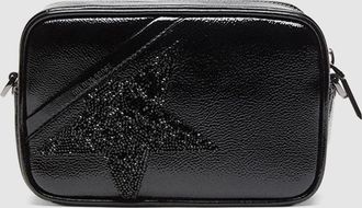 Golden Goose Sac Mini Star Bag Naplack Body And Swarovski Star Black
