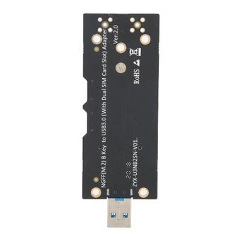 OEM Adaptador M.2 A Usb 3.0, Compatible Con Ranuras Para Tarjetas Nano Sim Y M&oacute;dulos 3g/4g/5g, Conector Usb 3.0 Tipo A Macho, Apto Para Ordenadores De Sob