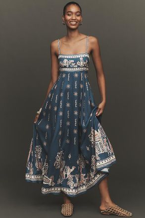 Alemais Acacia Sleeveless Linen Sundress