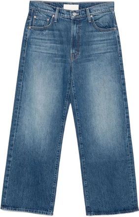 Mother Blauwe Denim Jeans - Dames - Regular Fit Jeans - Blauw - W24 - Denim - Jeans