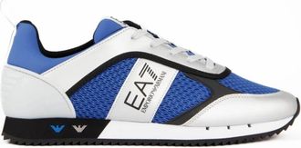 Emporio Armani Spin 001 Sneakers - Heren - Sneakers - Blauw - 41 EU - Polyester - Schoenen