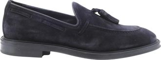 Frau Mocassin - Heren - Loafers - Blauw - 42 EU - Leer - Schoenen
